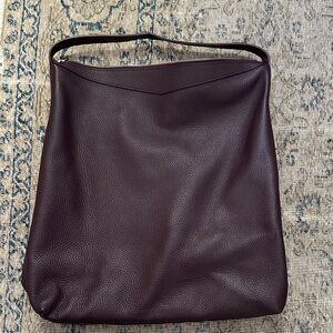 Everlane Dark Brown Leather Tote Bag